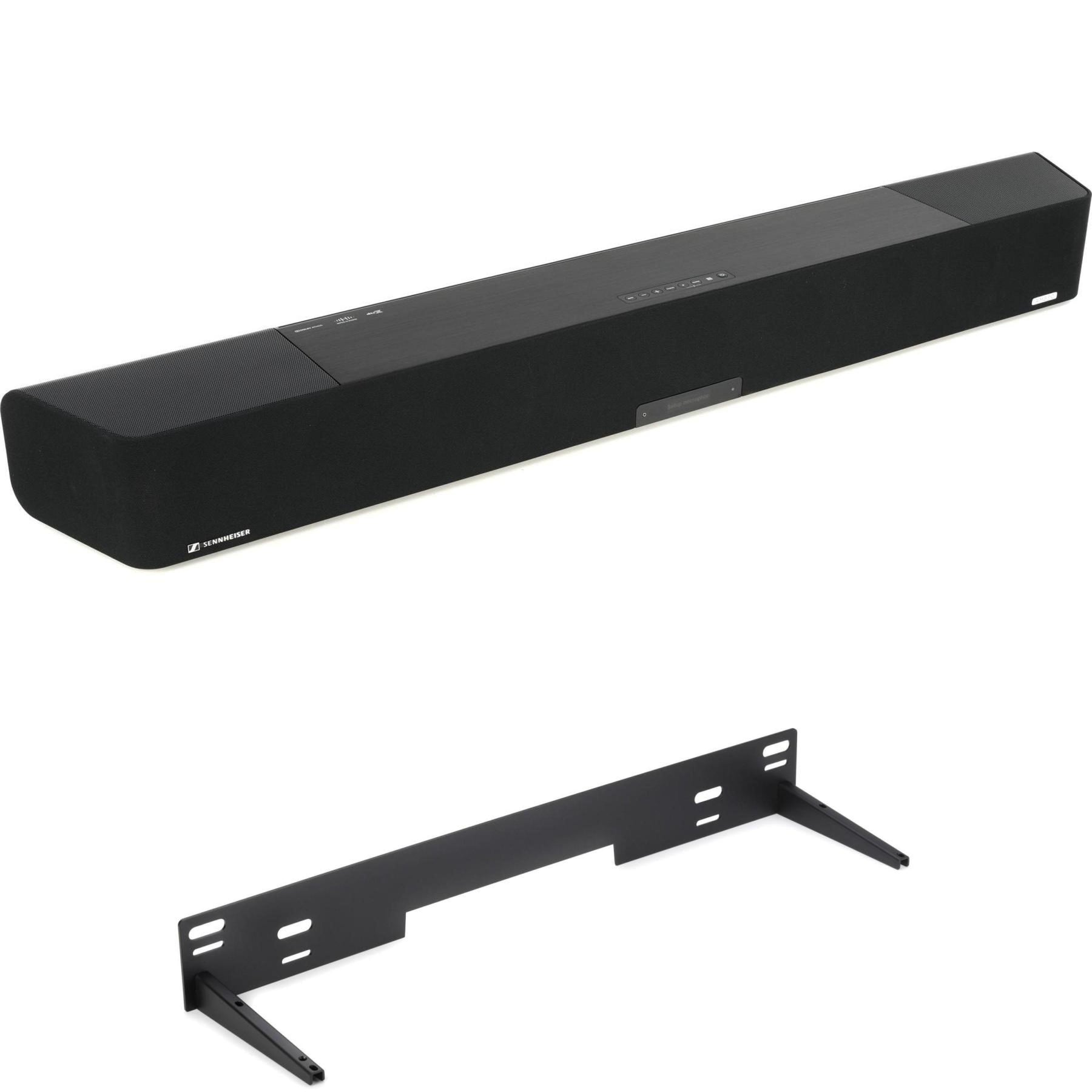 Sennheiser AMBEO Soundbar Max Wall Mount Black — mount view