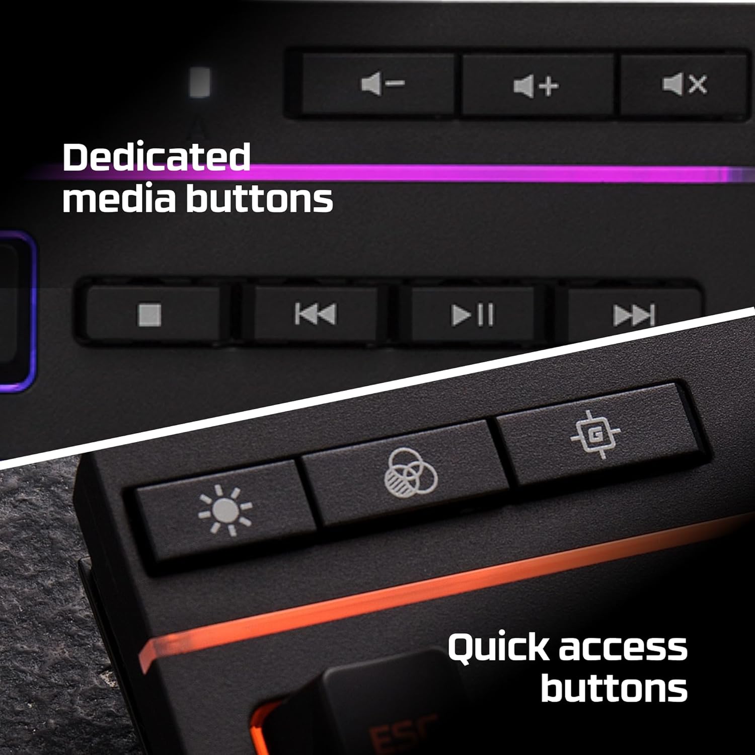 HyperX Alloy Core RGB Membrane Gaming Keyboard | HX-KB5ME2-UK