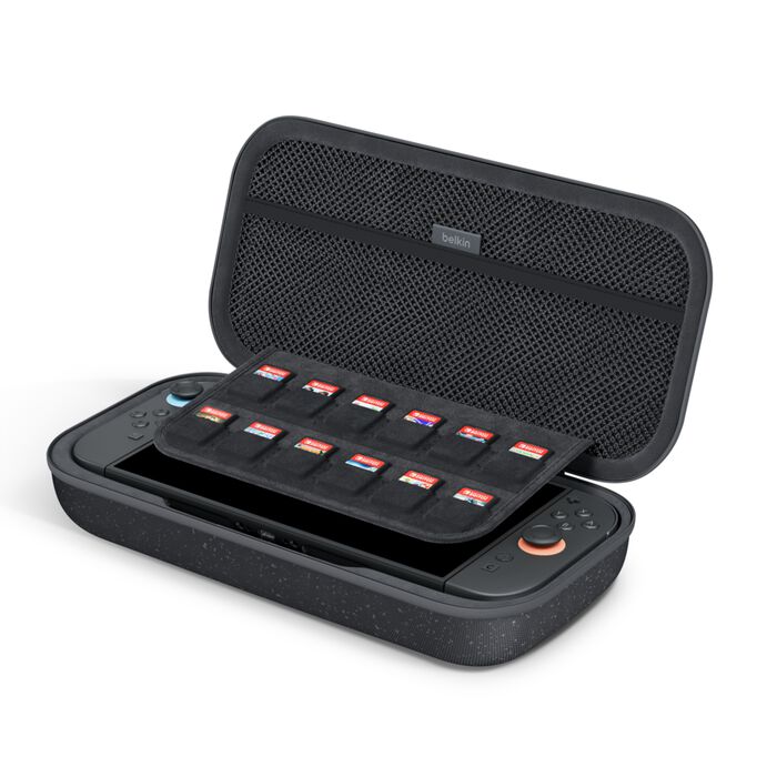 Belkin Gaming Charging Case for Nintendo Switch 2 with 10K Power Bank Charcoal product image