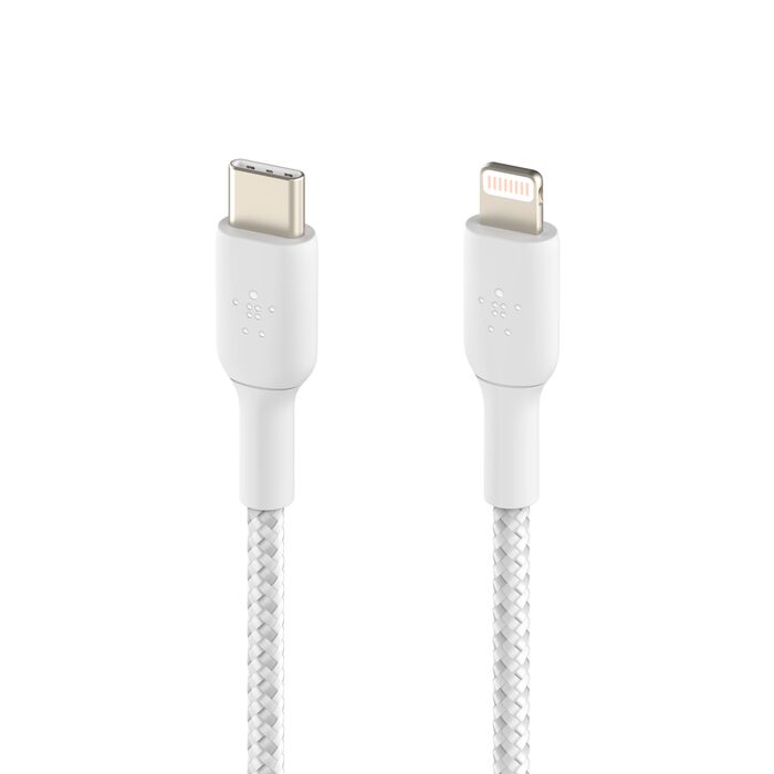 Belkin BoostCharge Pro Braided USB-C to Lightning Cable 1m White product image