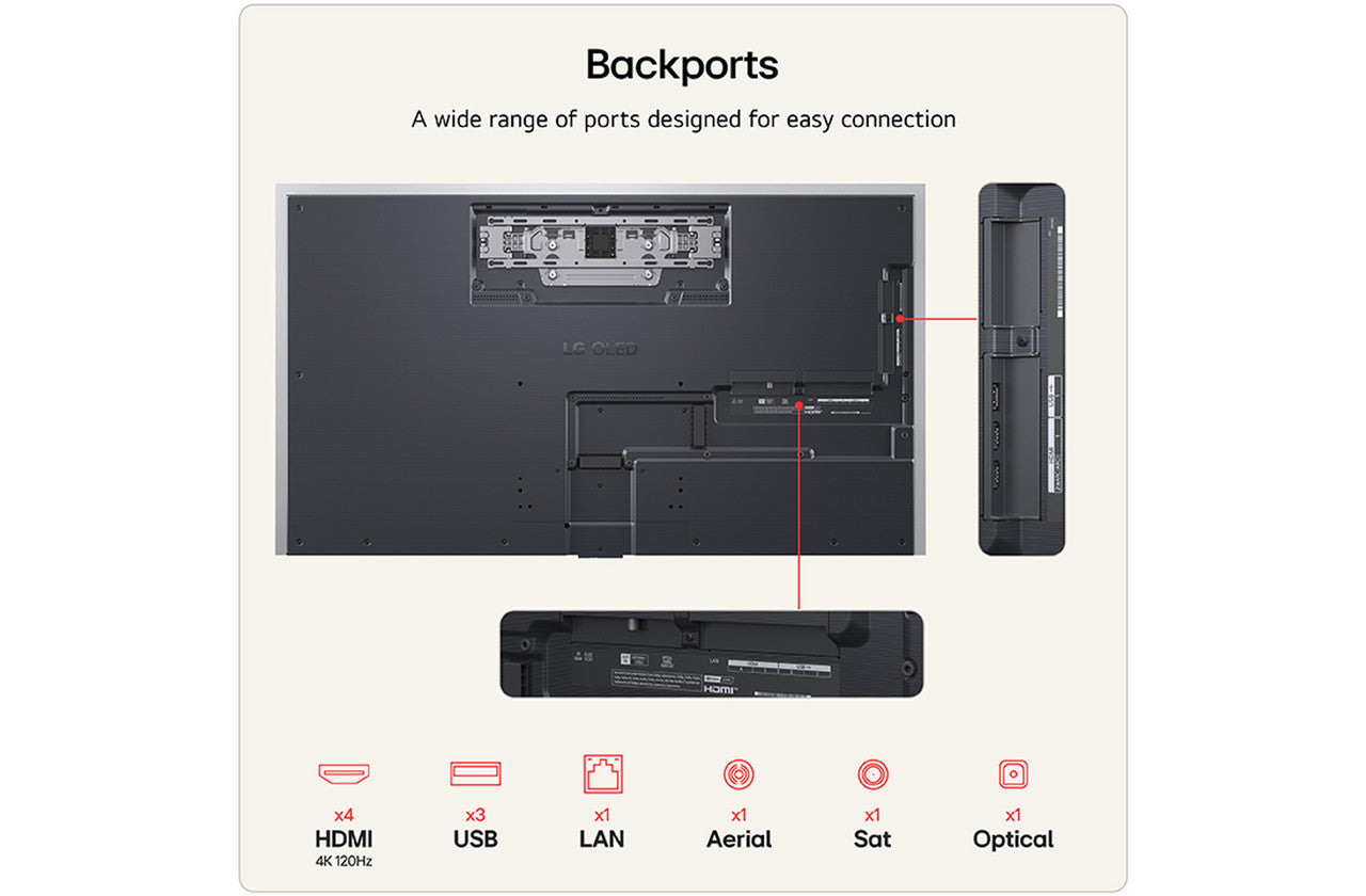 LG 65-inch G6 Series OLED evo AI 4K Smart TV | OLED65G64LW.AEI