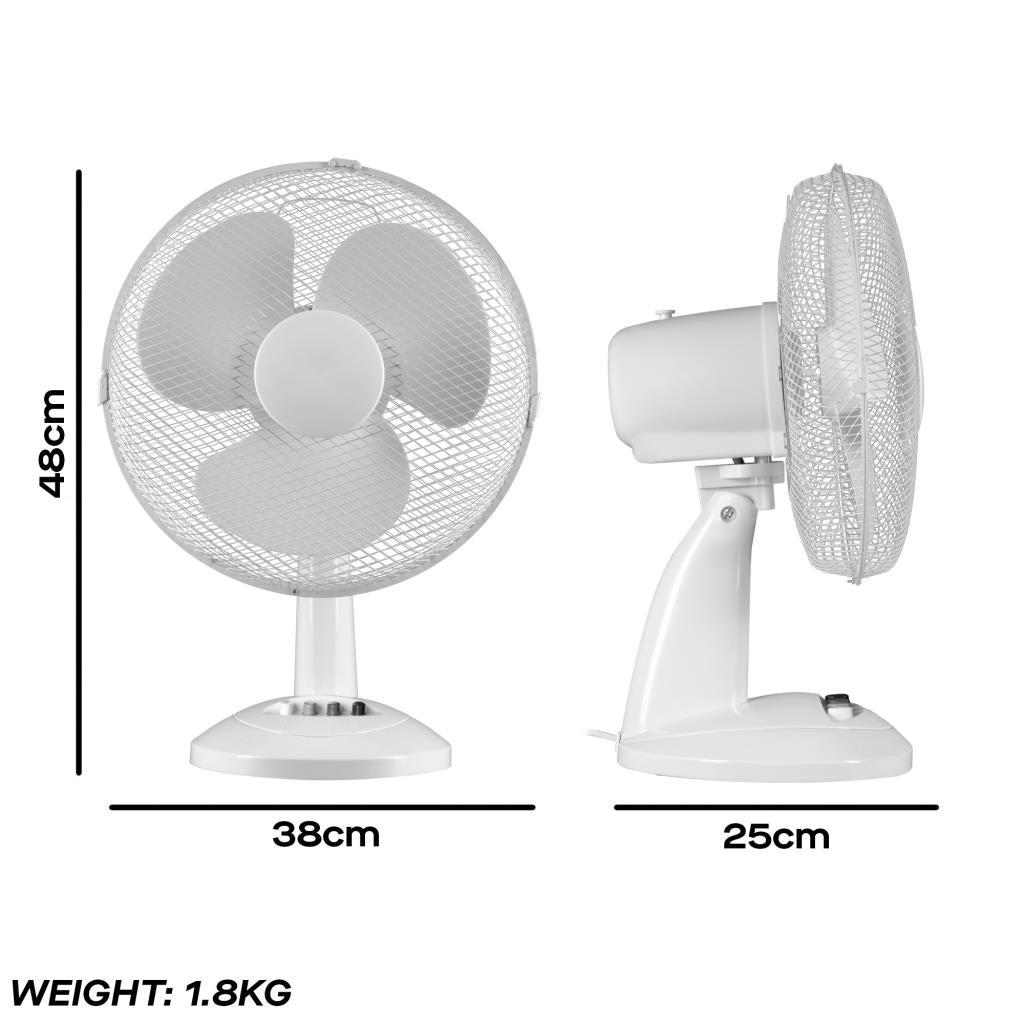 DAEWOO 12" OSCILLATING DESK FAN | 859546