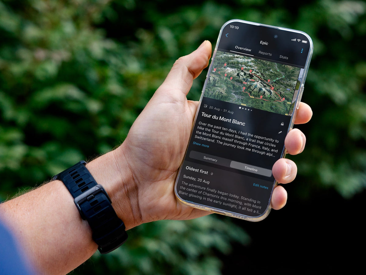 Garmin fenix 9 Pro inReach 51mm AMOLED Sapphire GPS Smartwatch - lifestyle