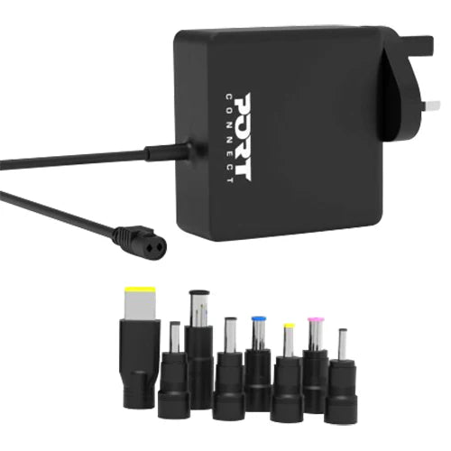 Port Connect 65W UK Universal Plug Adapters | 900093B-UK