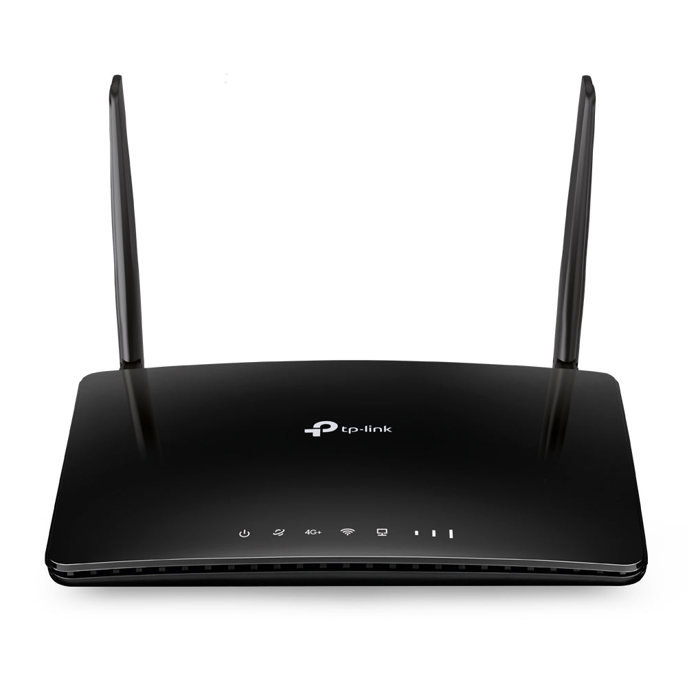 TP-Link Archer MR600 4G+ Cat6 router — front angle view