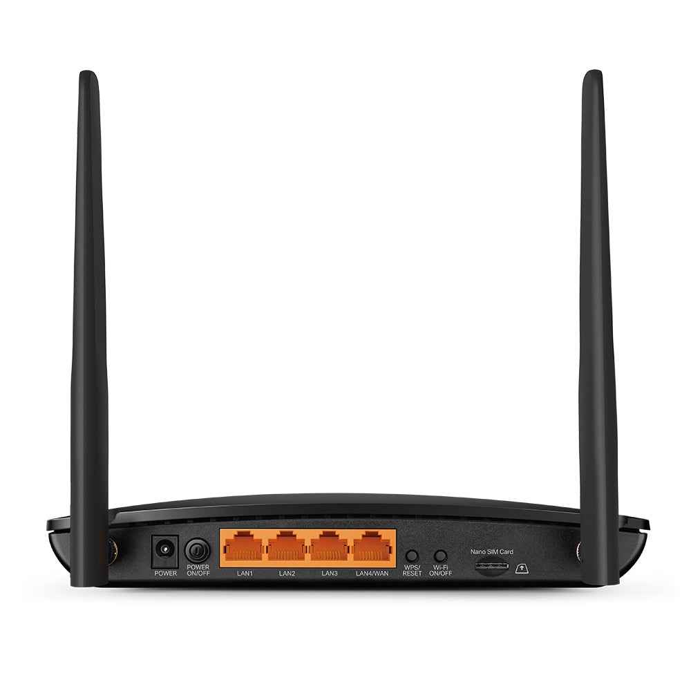 TP-Link Archer MR600 — rear view showing ports