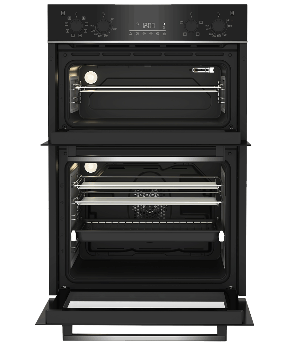 Beko 60cm Built-in High Specification RecycledNet‚Ñ¢ Double Oven | BBDM243BOC