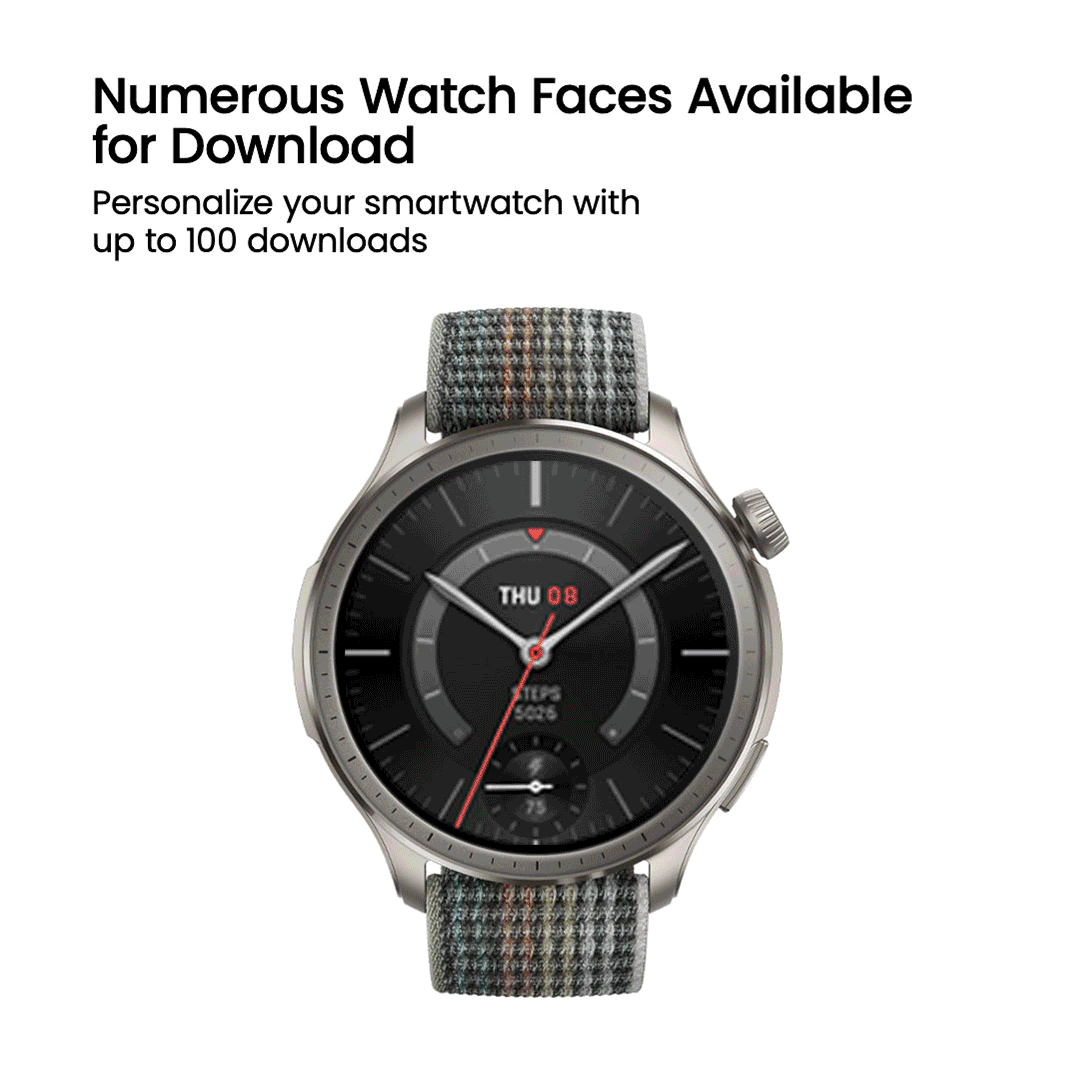 Amazfit Balance Smartwatch – Advanced Health & Fitness Tracking - Midnight | 146-W2286GL2G