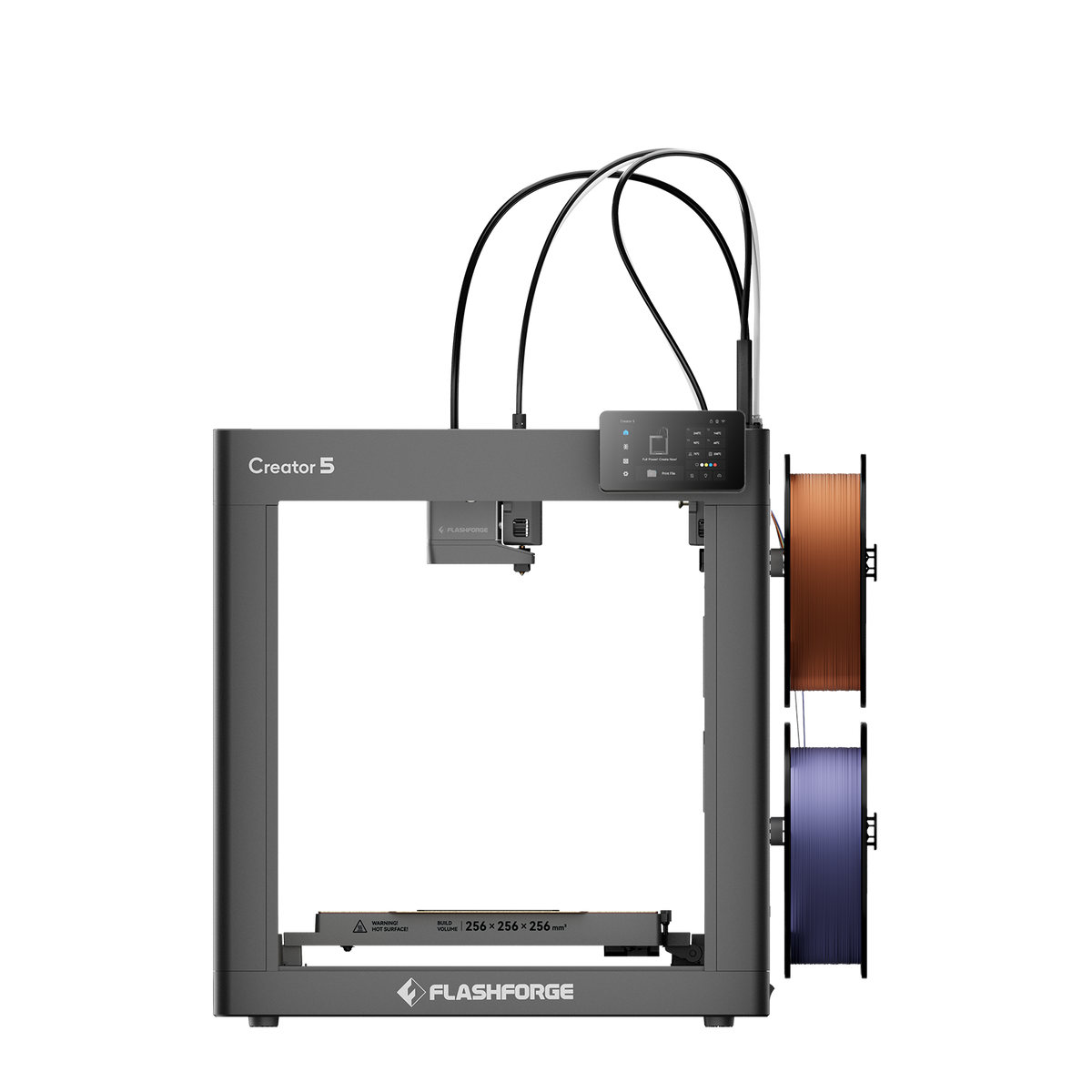 Flashforge Creator 5 Four-Toolhead Multicolour 3D Printer - front view
