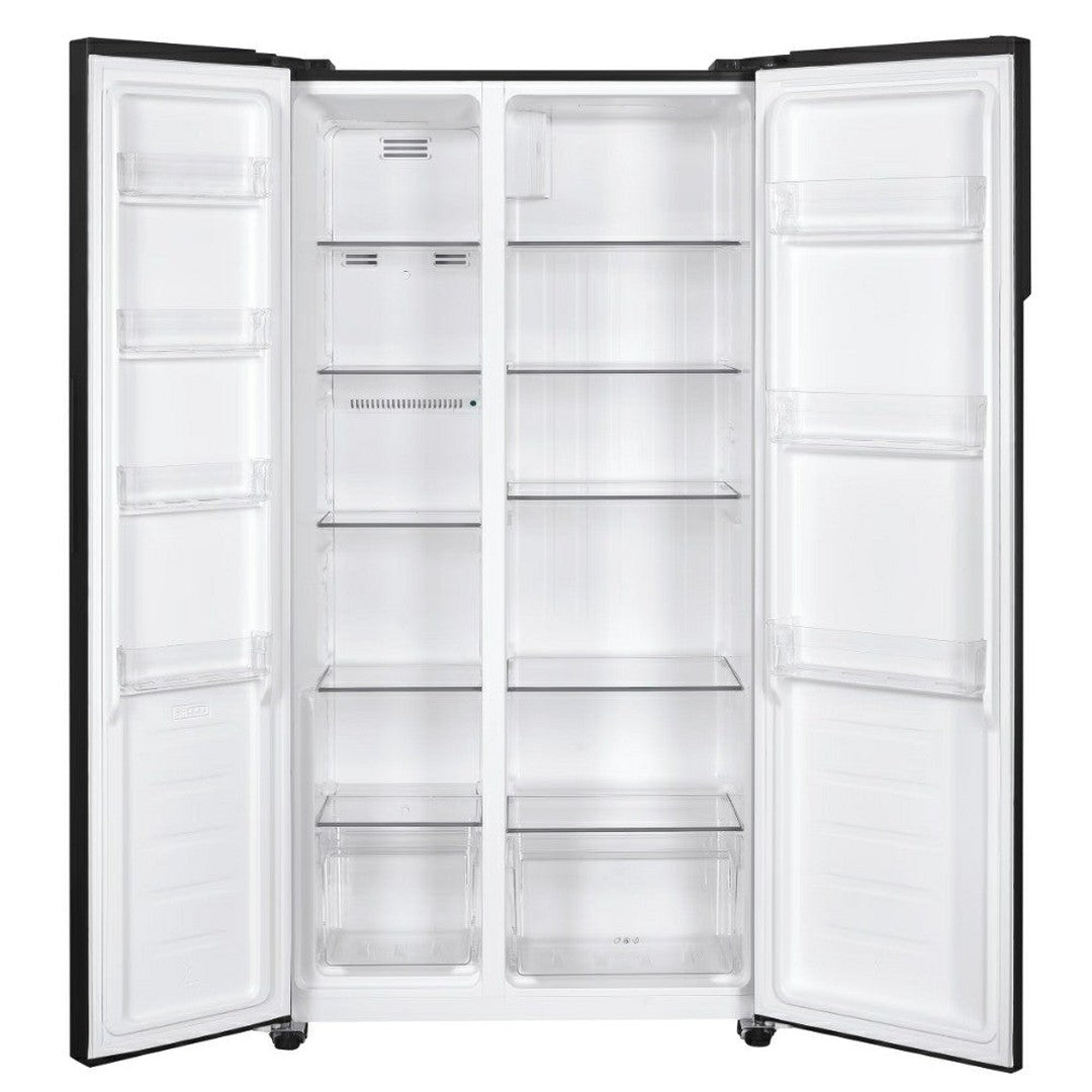 Candy 177x91CM Frost Free American Fridge Freezer - Black | CHSBSV5172EBKN Candy American Fridge Freezer Euronics Ireland