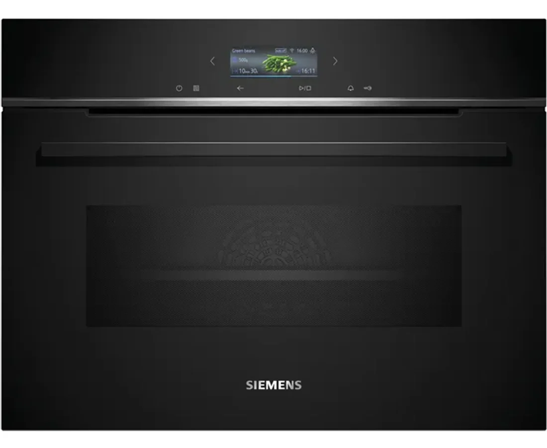 Siemens iQ700 Built‑In Combination Microwave Oven – 45cm H | CM742G1B1B