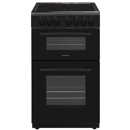 Nordmende 50cm Twin Cavity Electric Cooker with Ceramic Hob | Black | CTEC53BK