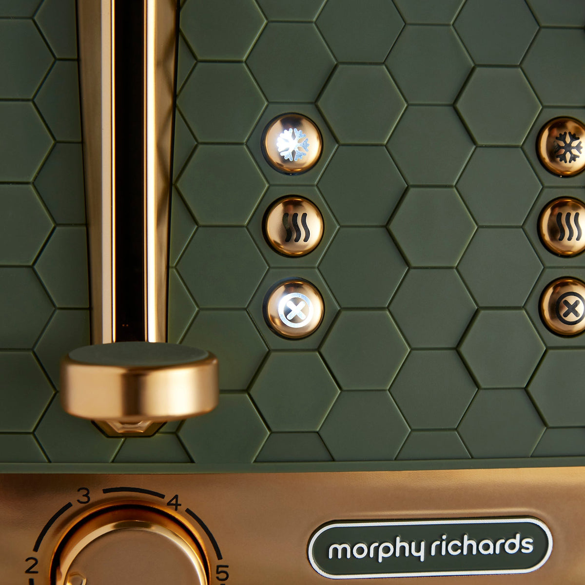 Morphy Richards Cassini Toaster 4-Slice Olivine product image