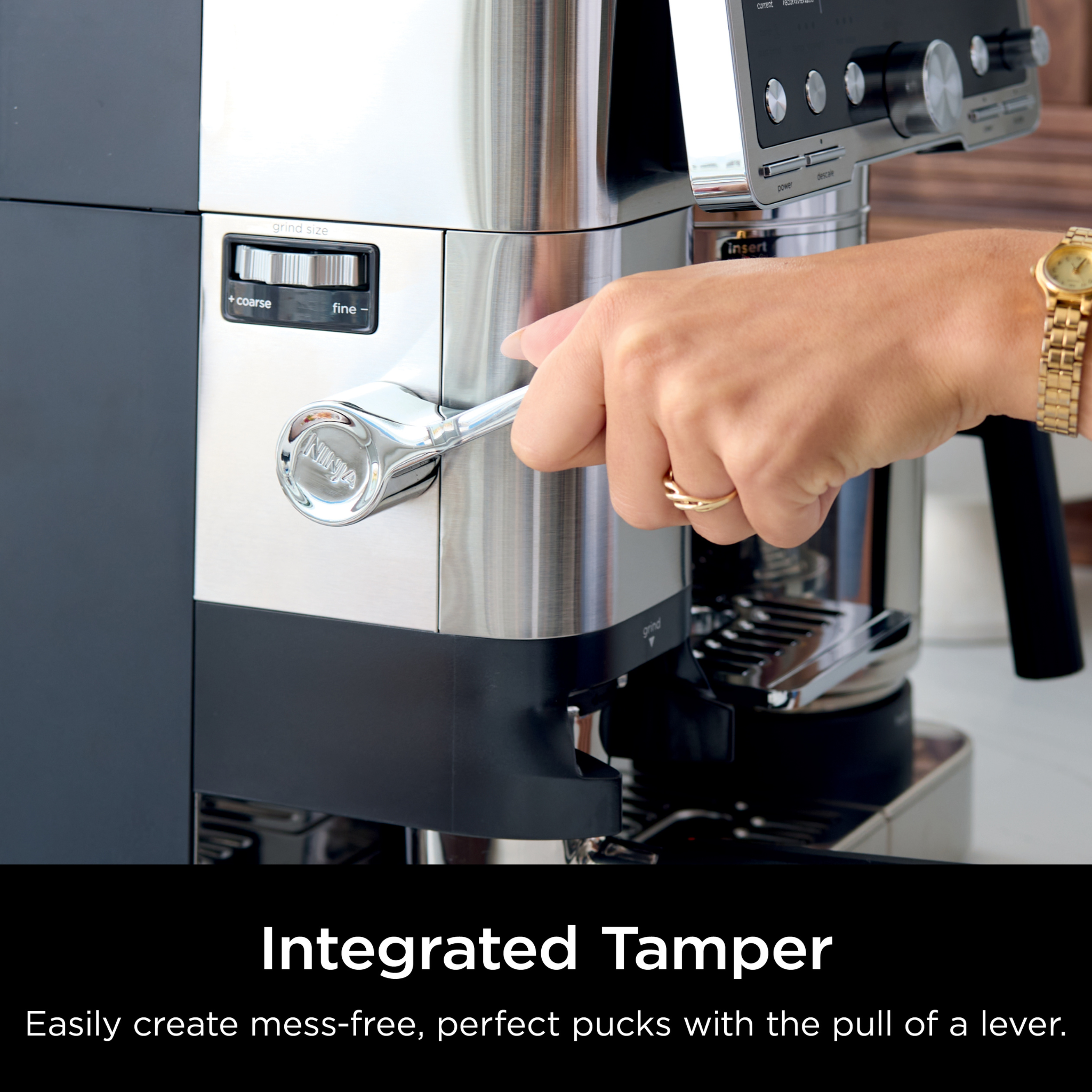 Ninja Luxe Cafe Pro Espresso Machine Black on Black product image