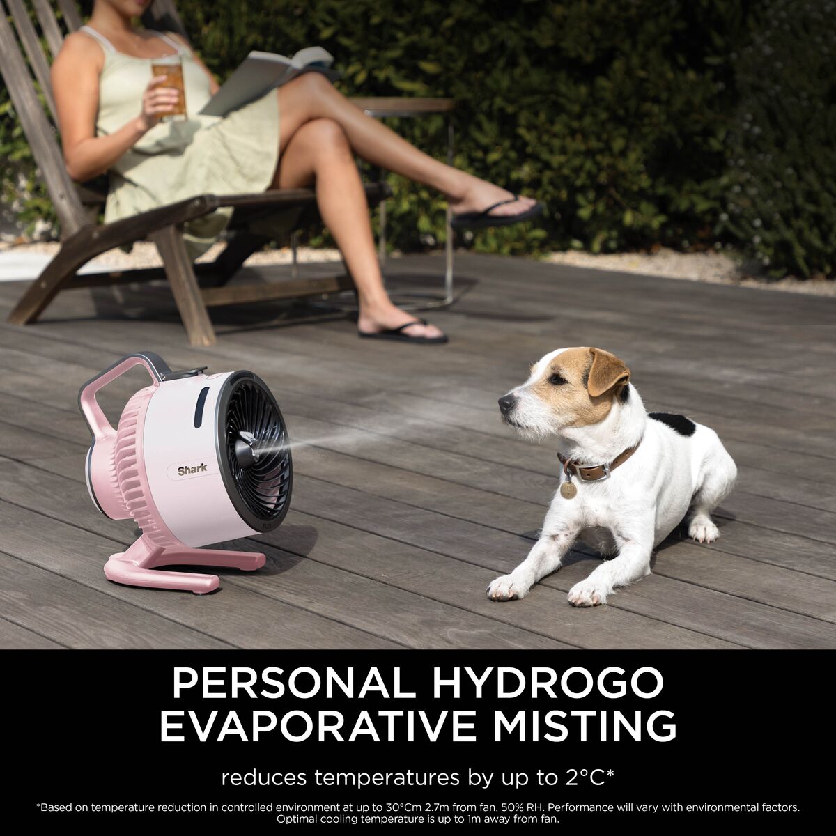 Shark FlexBreeze HydroGo Misting Fan Quartz product image