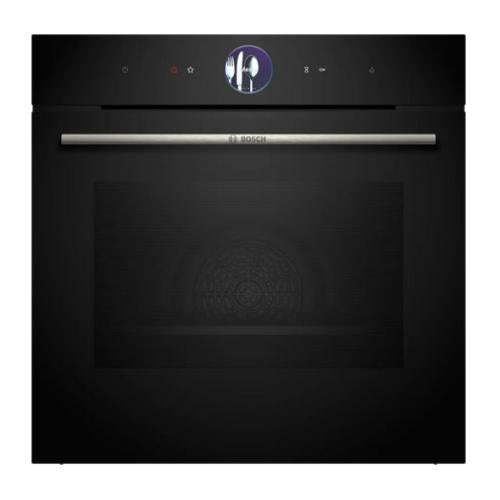 *EX-DISPLAY* Bosch Series 8, Built-in oven with steam function, 60 x 60 cm, Black | HSG7364B1B