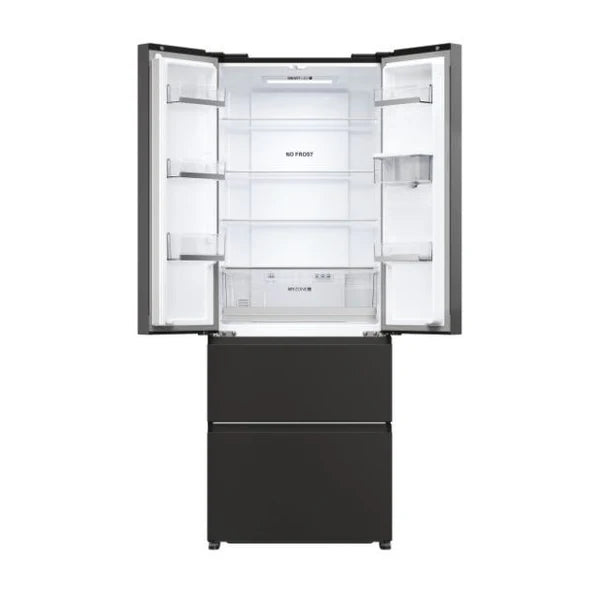 Haier FD 70 Series 5 444L No Frost Freestanding Fridge Freezer in Black | HFR5719EWPB