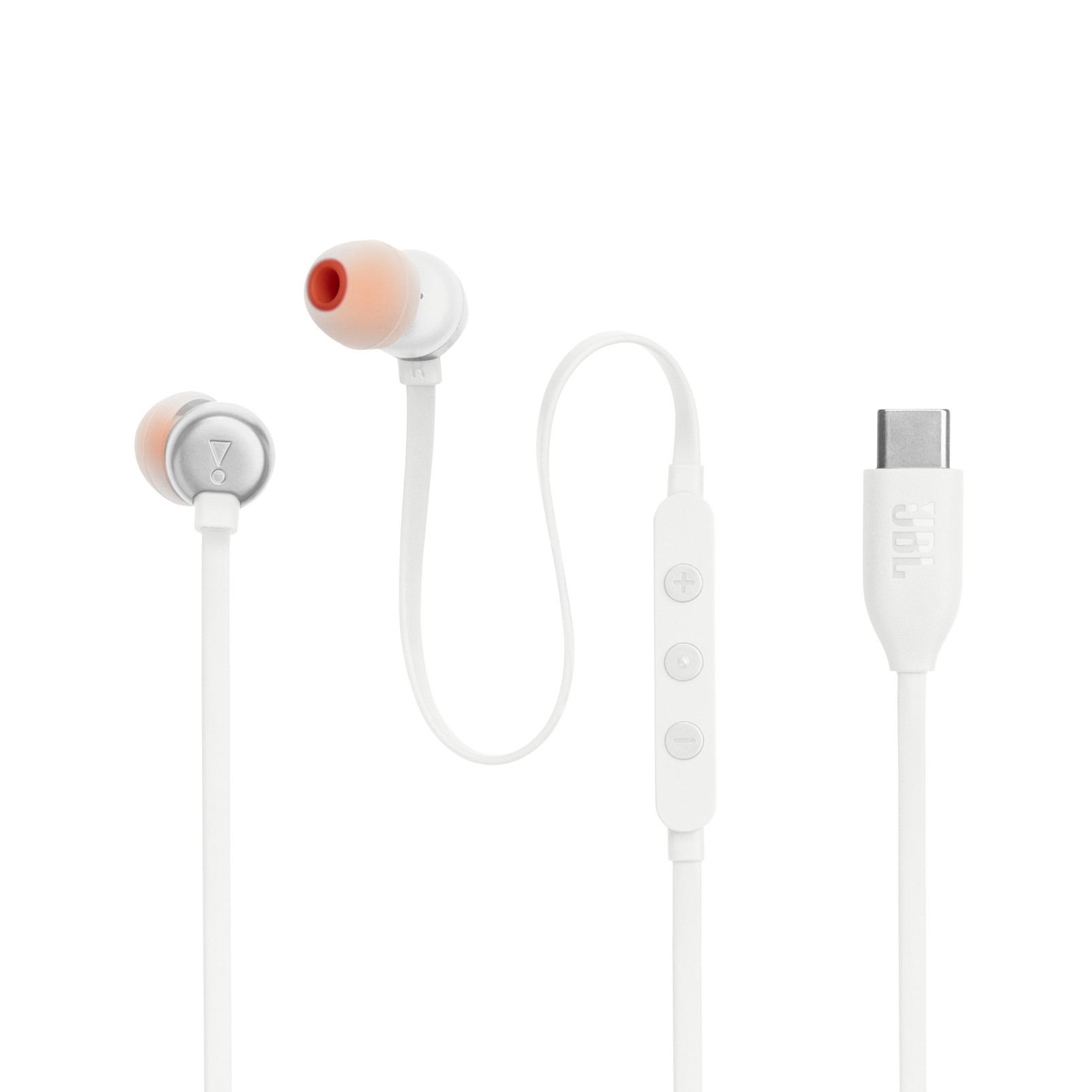 JBL Tune 310C Wired USB-C Earbuds White product image