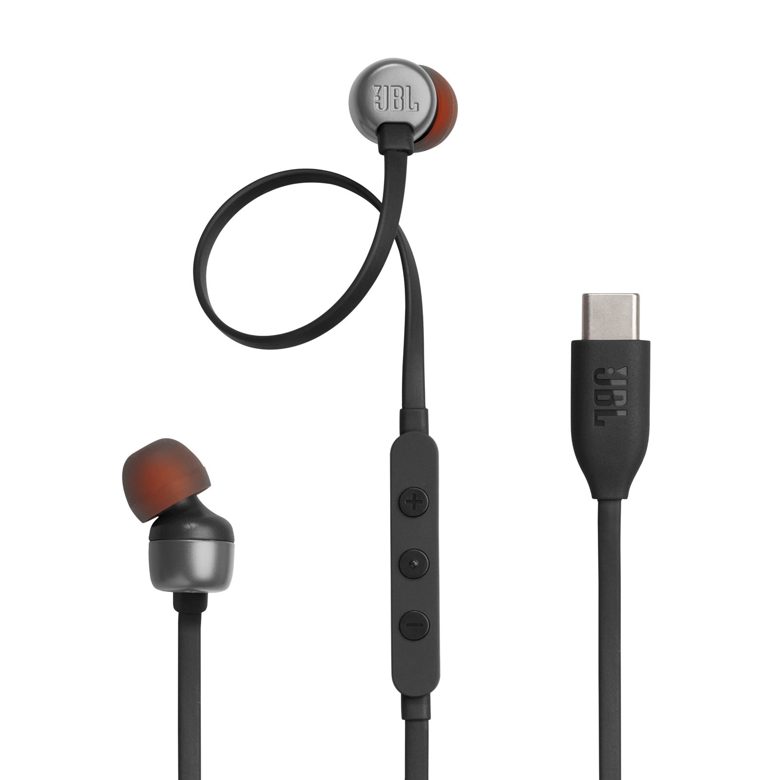 JBL Tune 310C Wired USB-C Earbuds Black product image