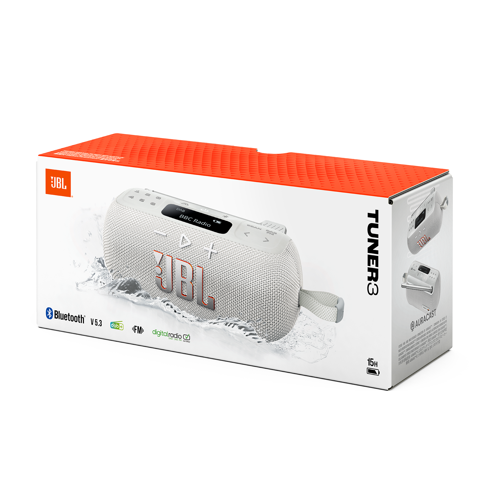 JBL Tuner 3 Portable DAB+/FM Bluetooth Radio product image