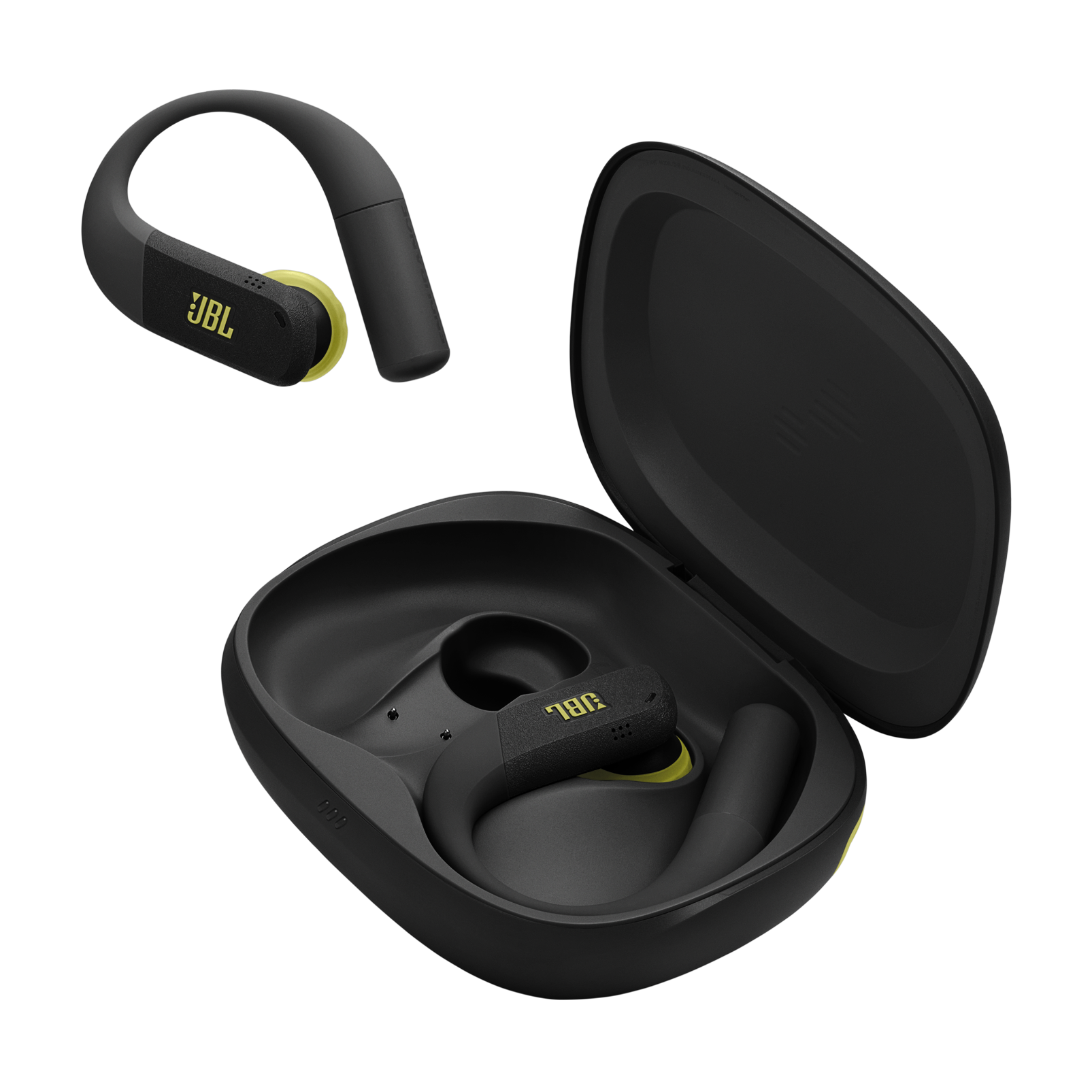 JBL Endurance Peak 4 True Wireless Sport Earbuds Black and Lime product image