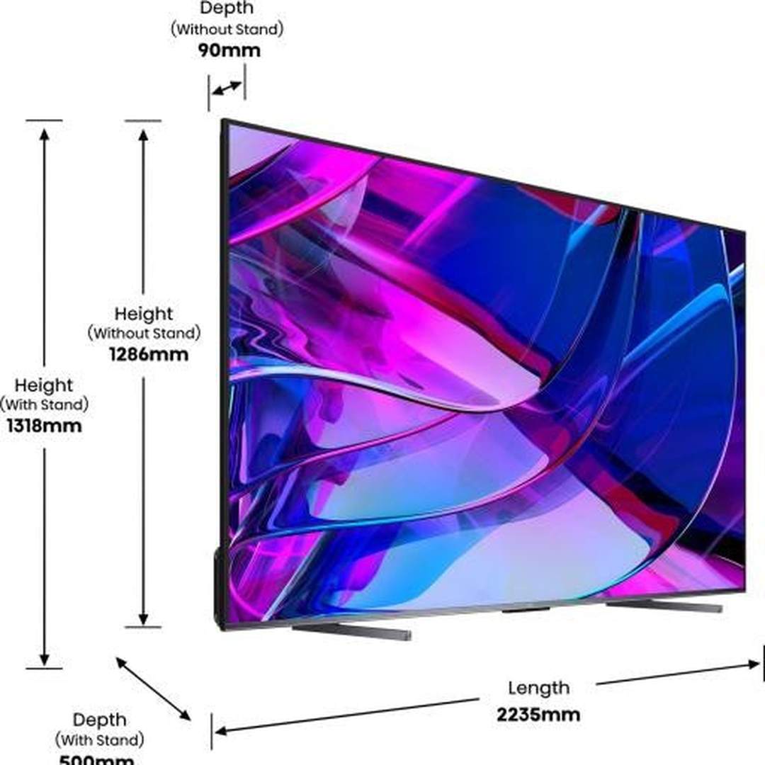 Hisense U7K 100" 4K UHD Mini-LED Smart TV | 100U71KQ Hisense TV Euronics Ireland