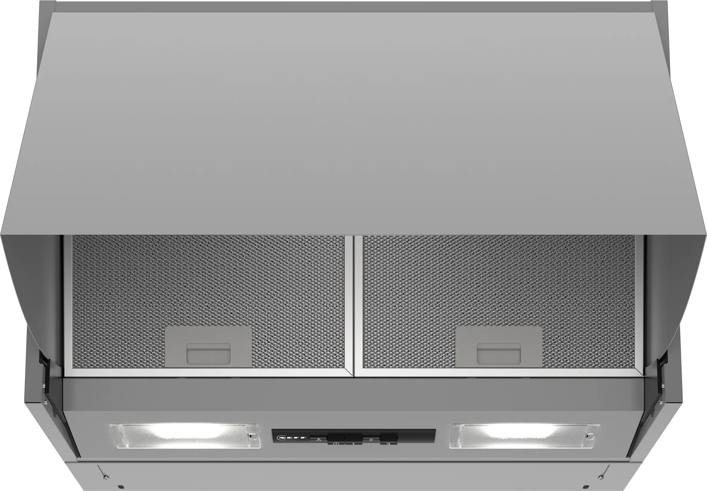NEFF D64MAC1X0B N30 60cm integrated cooker hood in Silver