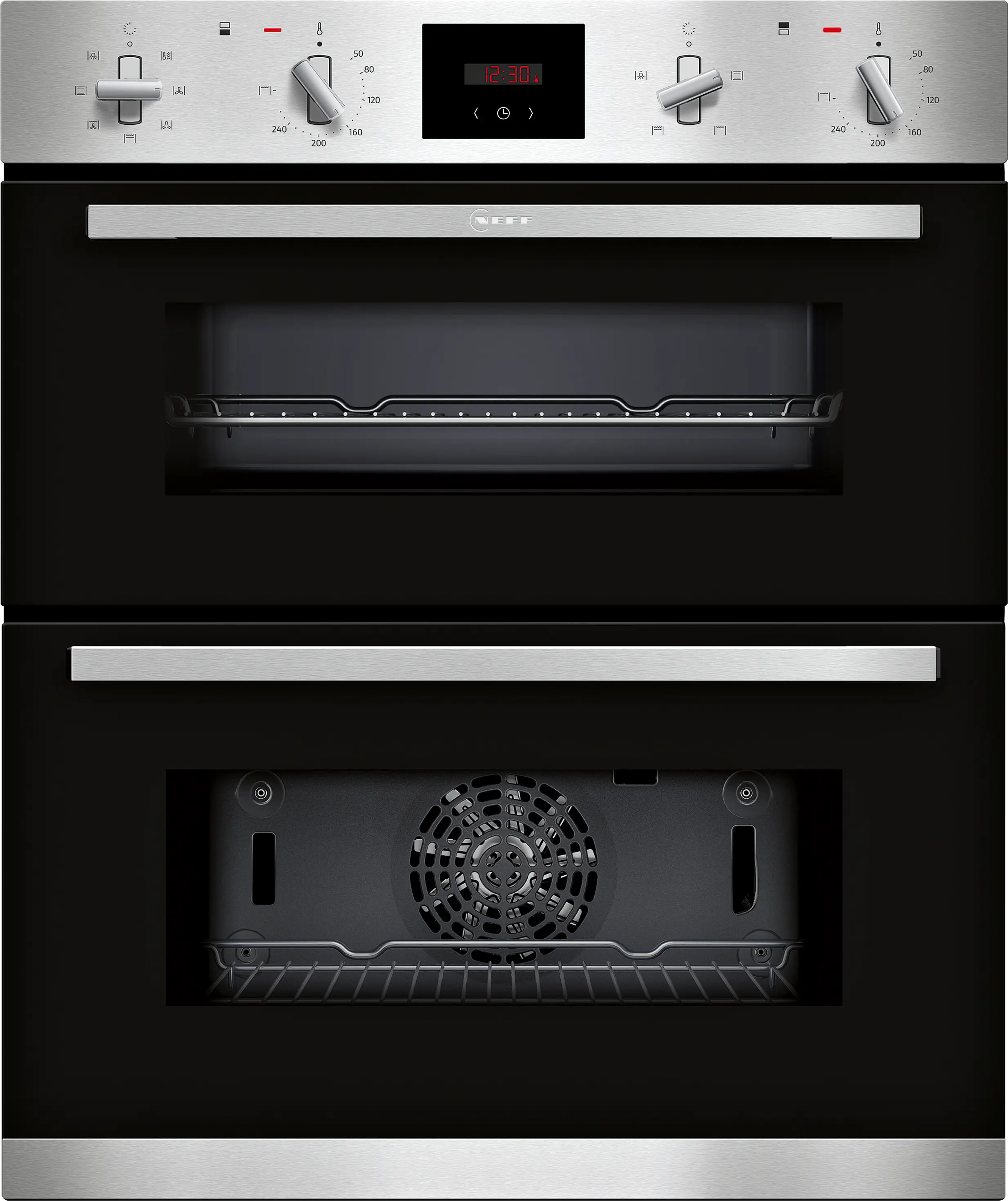 NEFF N30 J1GCC0AN0B built-under double oven in Stainless Steel