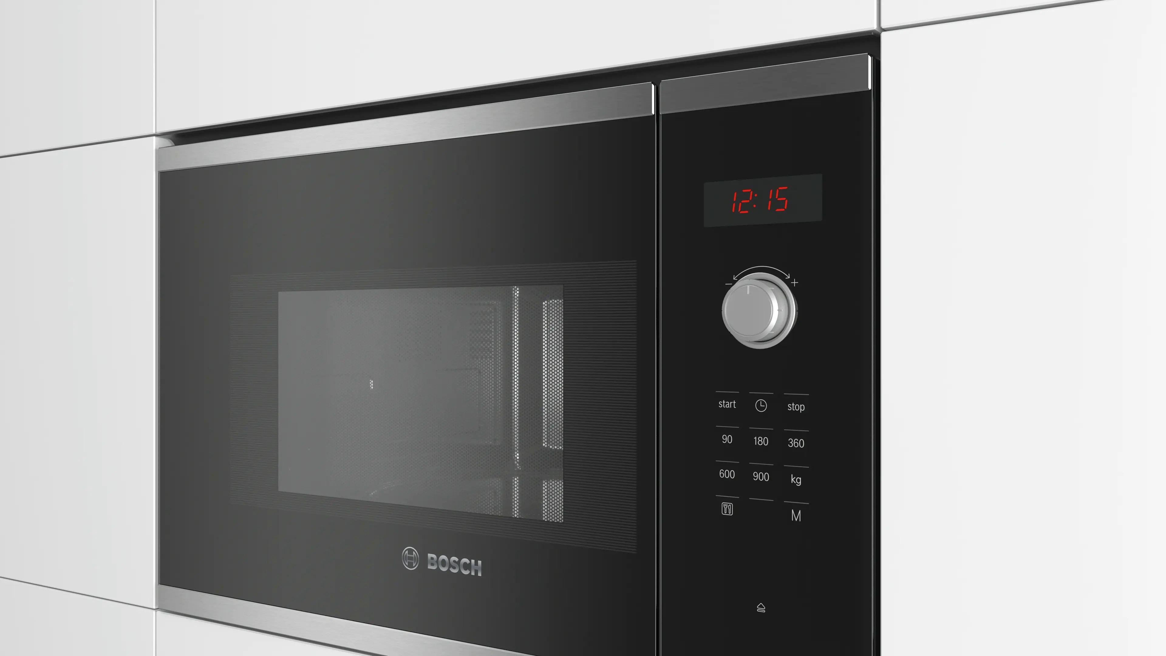 Bosch BFL553MS0B Series 4 built-in 25 litre solo microwave in Stainless Steel