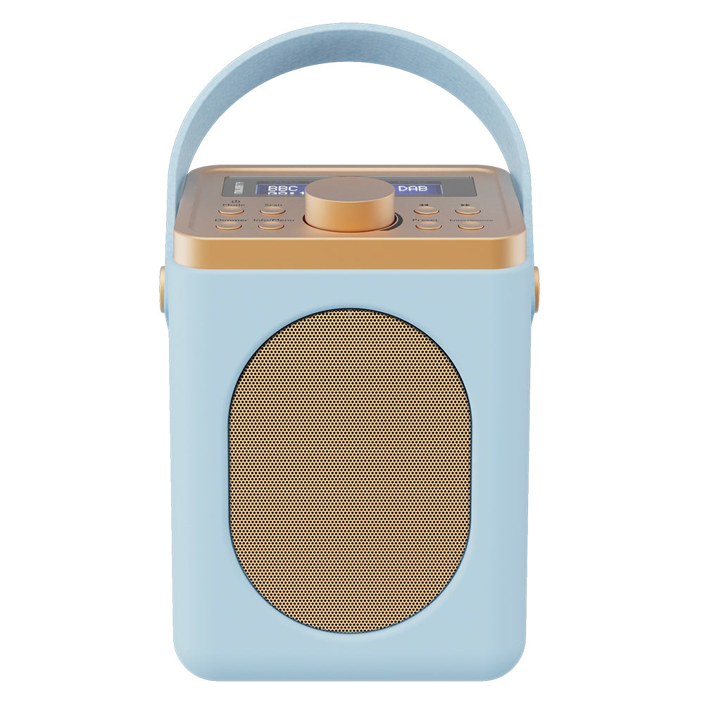 Majority Little Shelford Portable Bluetooth DAB/FM Radio, Duck Egg - product image 1
