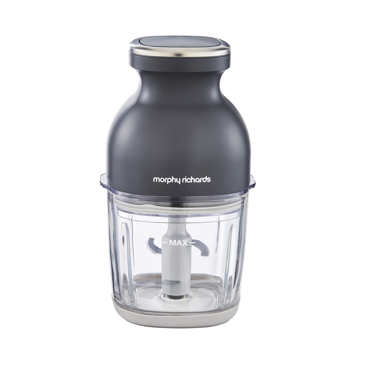 Morphy Richards 3-in-1 Mini Chopper Food Processor Rechargeable 800ml Black & Glass product image