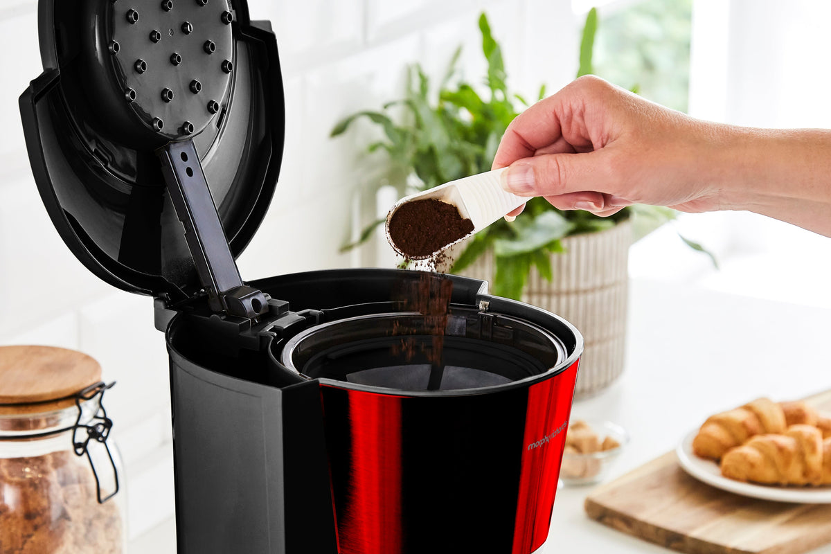 Morphy Richards Equip Coffee Machine Filter 1.2L Red product image