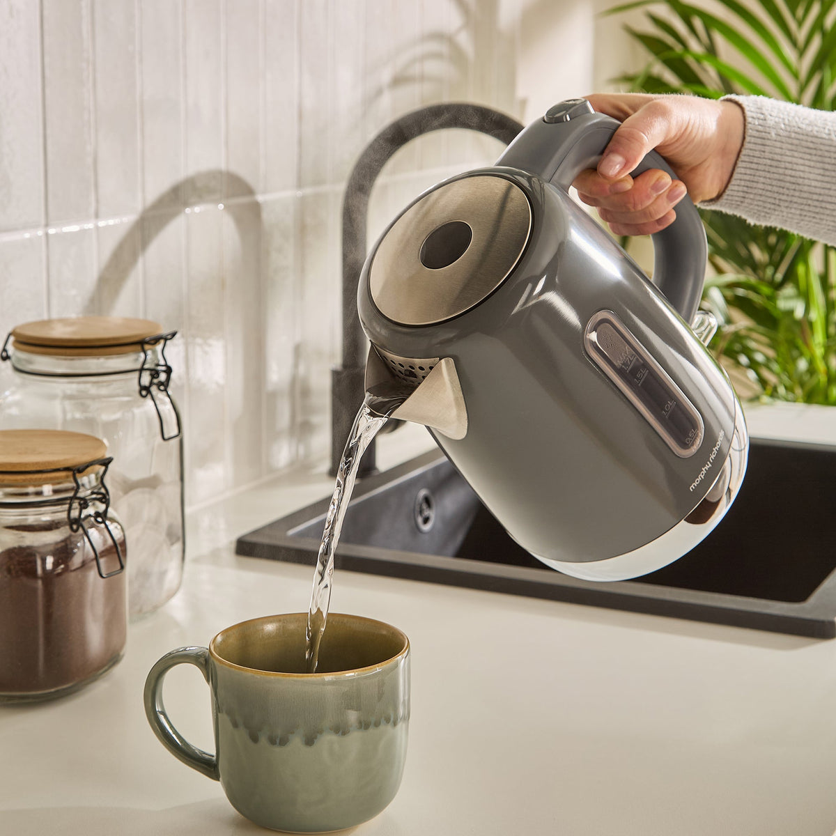 Morphy Richards Equip Kettle 1.7L Grey product image