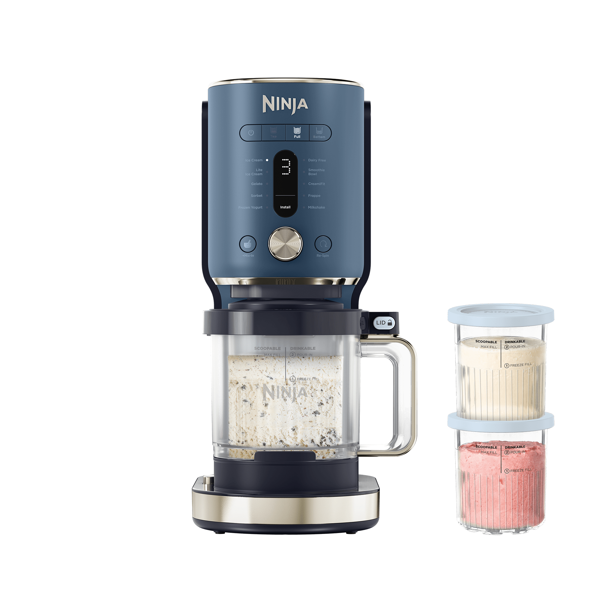 Ninja CREAMi XL 11-in-1 Ice Cream Maker Navy product image