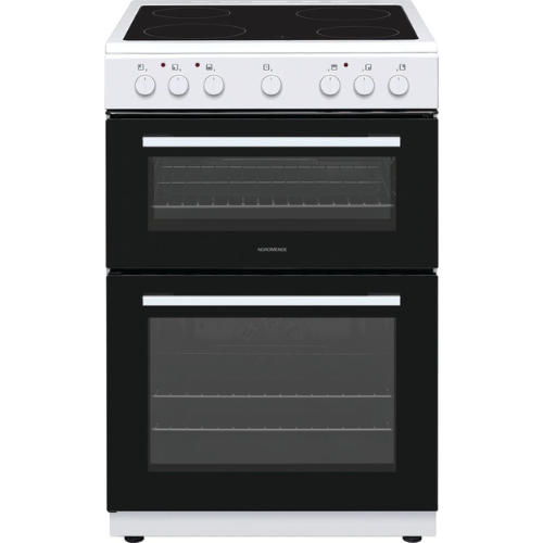 Nordmende 60cm Twin Cavity Electric Cooker with Ceramic Hob | White | CTEC63WH