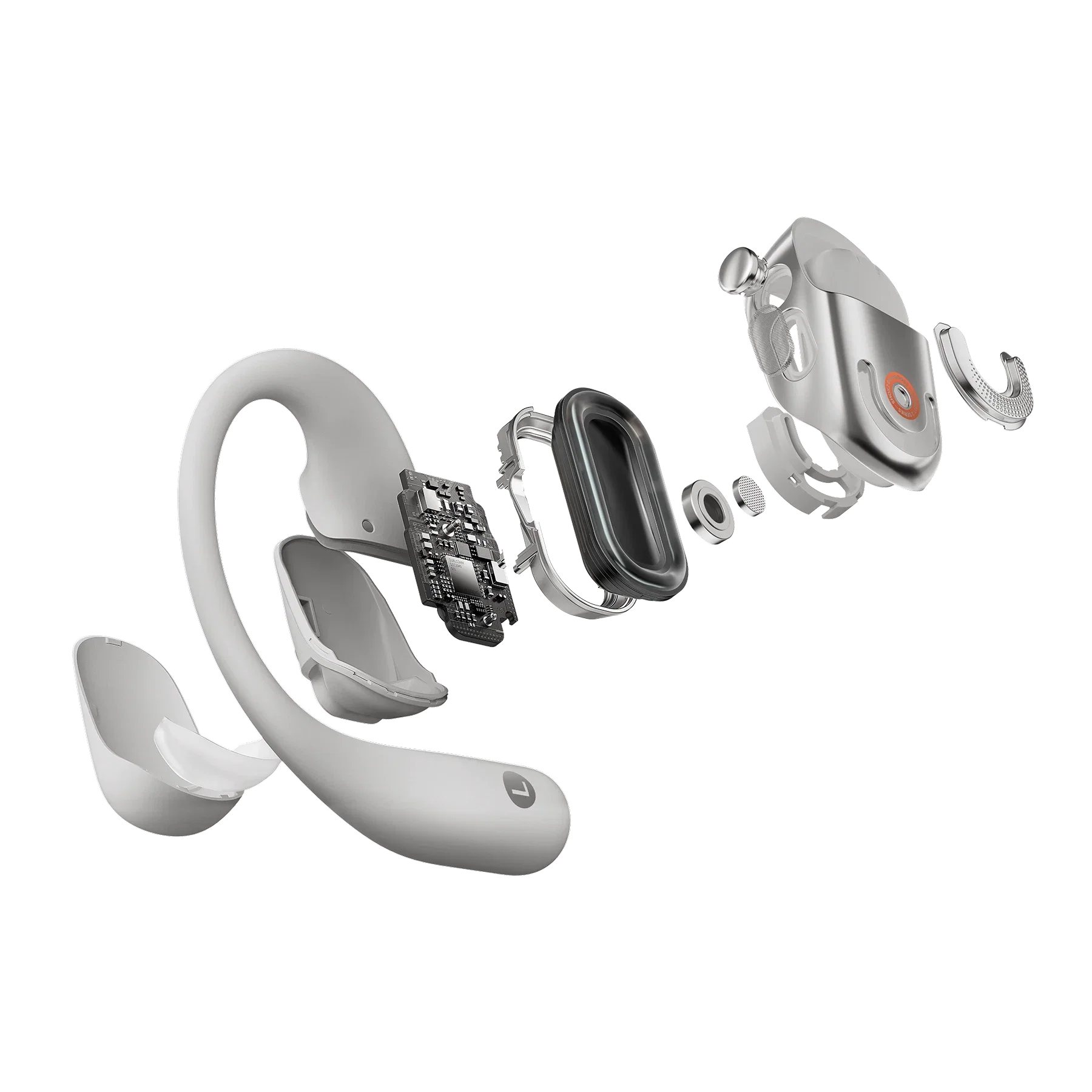 Shokz OpenFit 2+ Open-Ear True Wireless Earphones, Grey product image