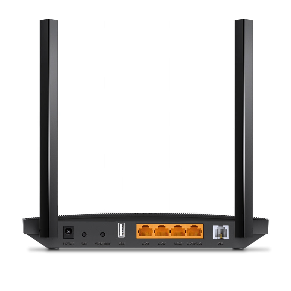 TP-Link Archer VR400 — rear view showing ports