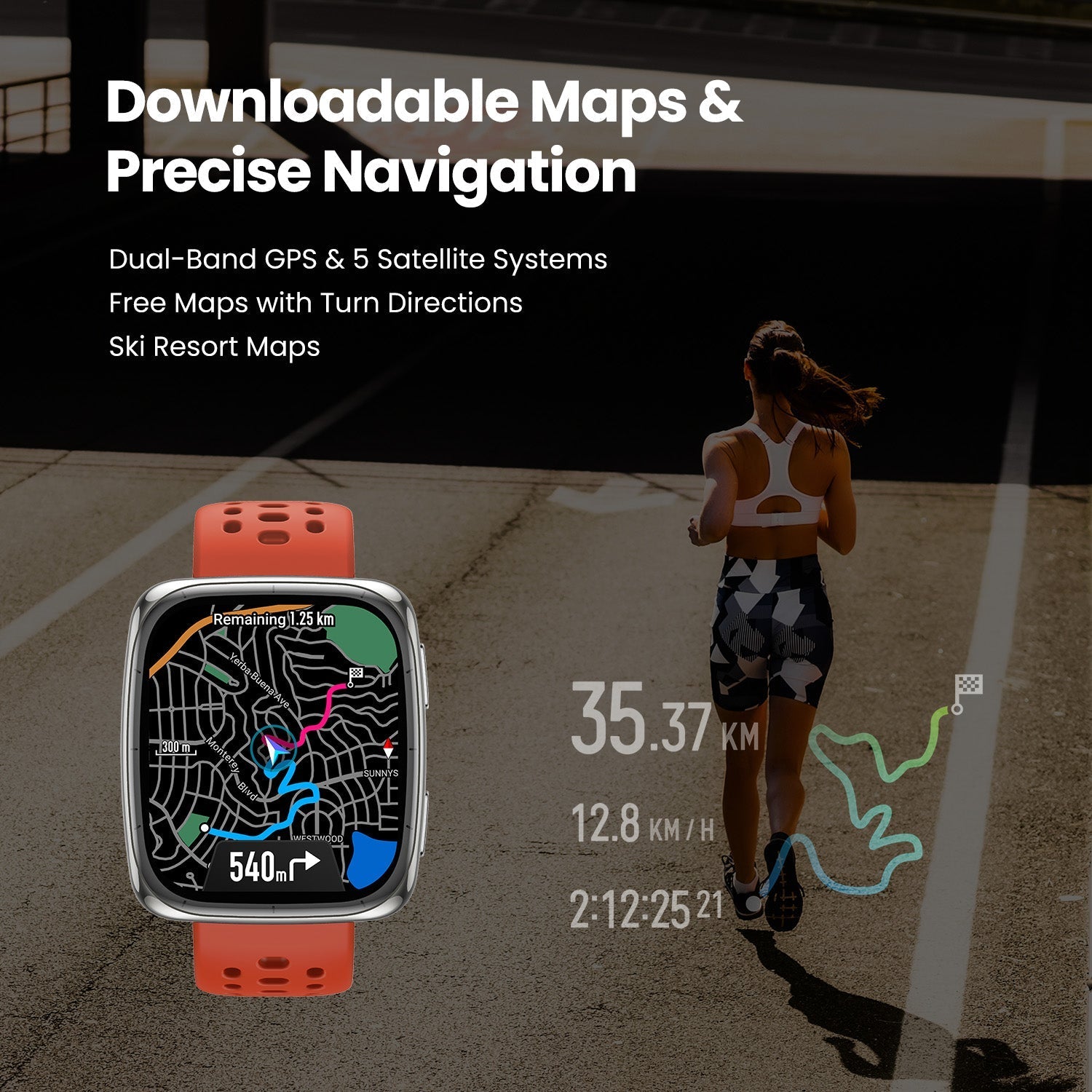 Amazfit Active 2 Square Smartwatch – AMOLED Fitness & Lifestyle Watch