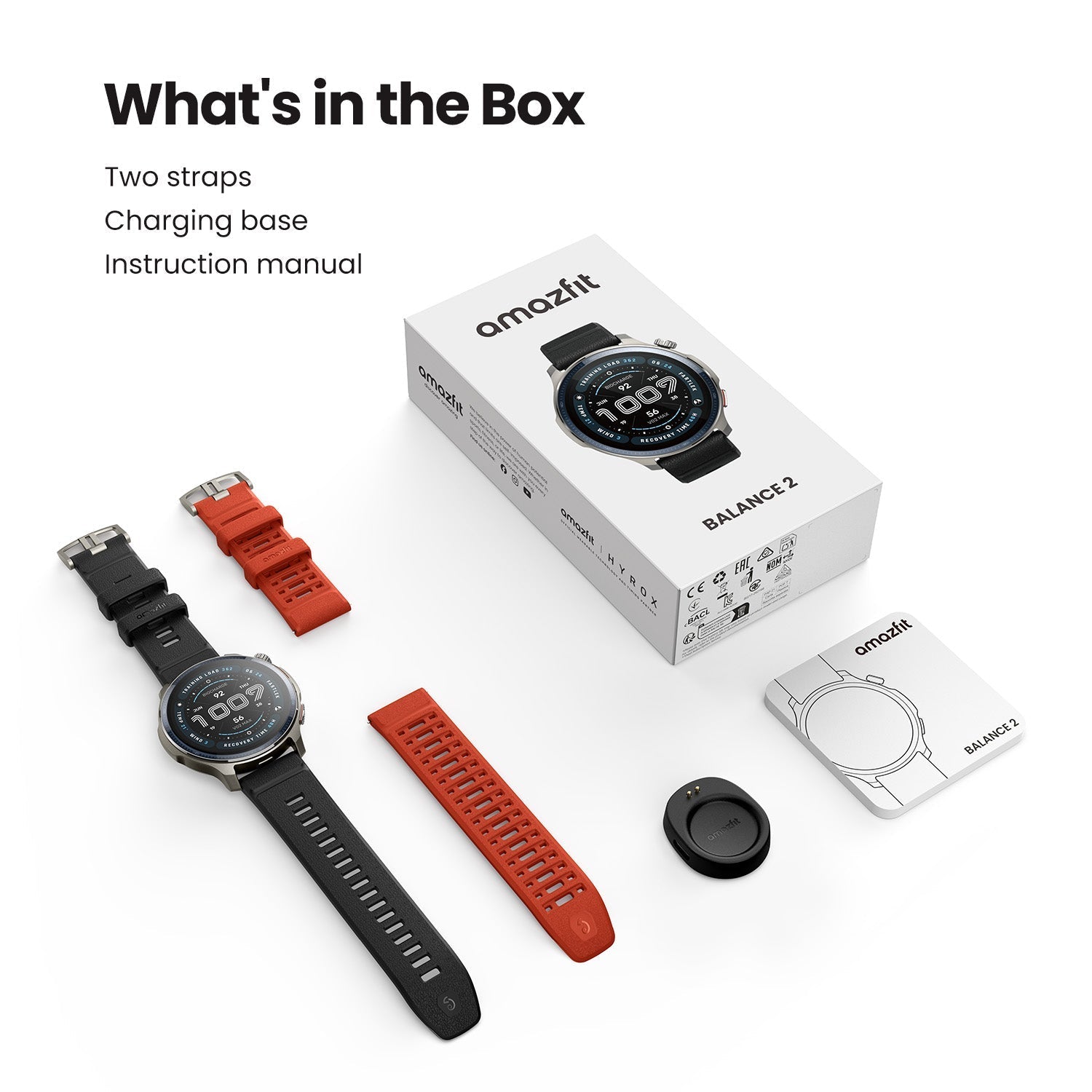 Amazfit Balance 2 Smartwatch – Advanced Health, Fitness & GPS Watch