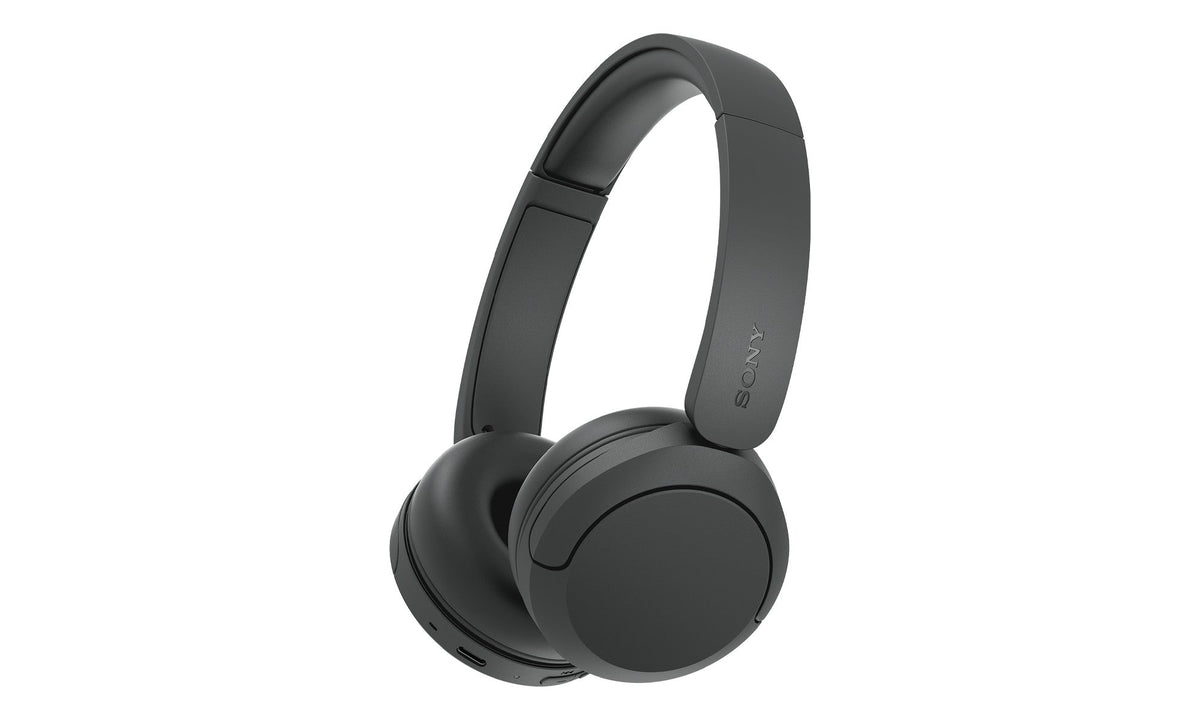 Sony WH-CH530 Wireless On-Ear Headphones - Black - angled view
