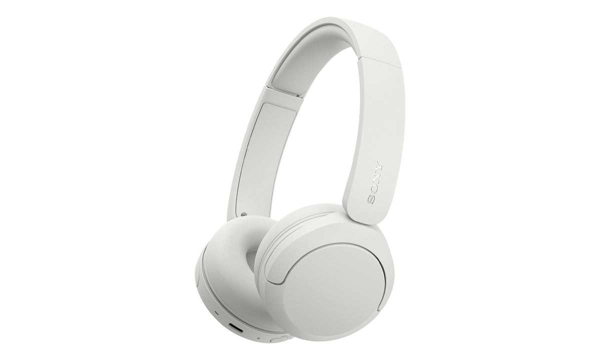 Sony WH-CH530 Wireless On-Ear Headphones - White - angled view