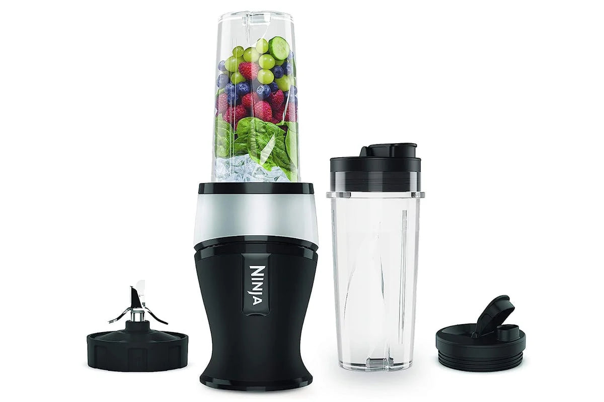 Nutri Ninja 700W Slim Blender & Smoothie Maker - Silver | QB3001UKS