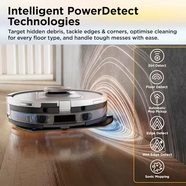Shark ThermaCharged PowerDetect 2-in-1 Vac & Mop Robot Vacuum White product image