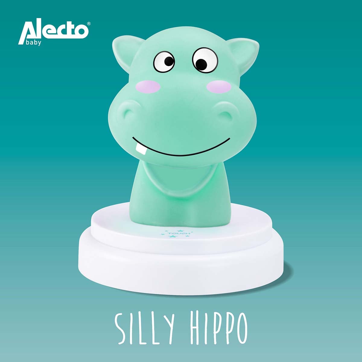 Alecto SILLY HIPPO Blue night light product image 2
