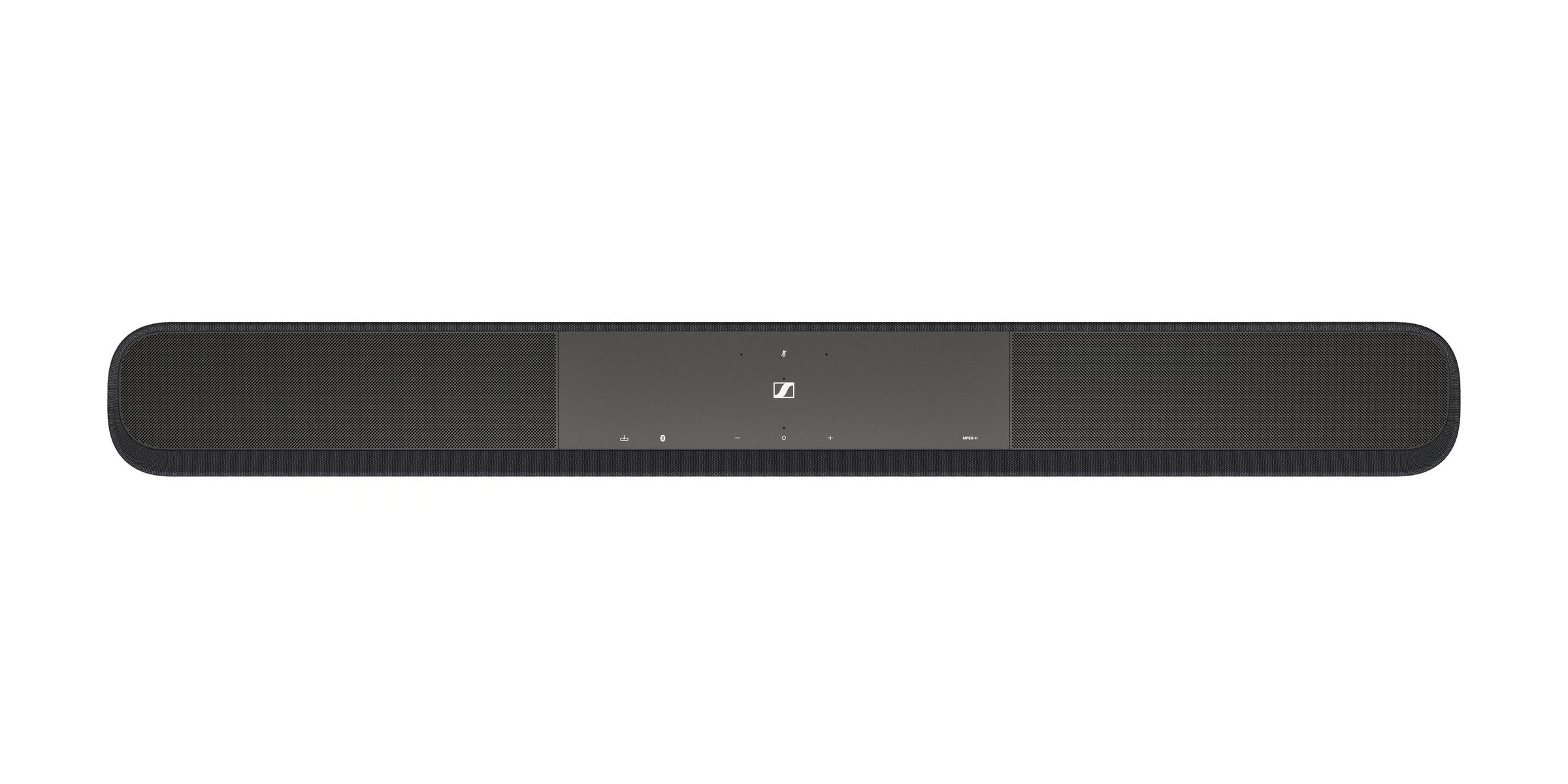 Sennheiser AMBEO Soundbar Plus Black — top-down view