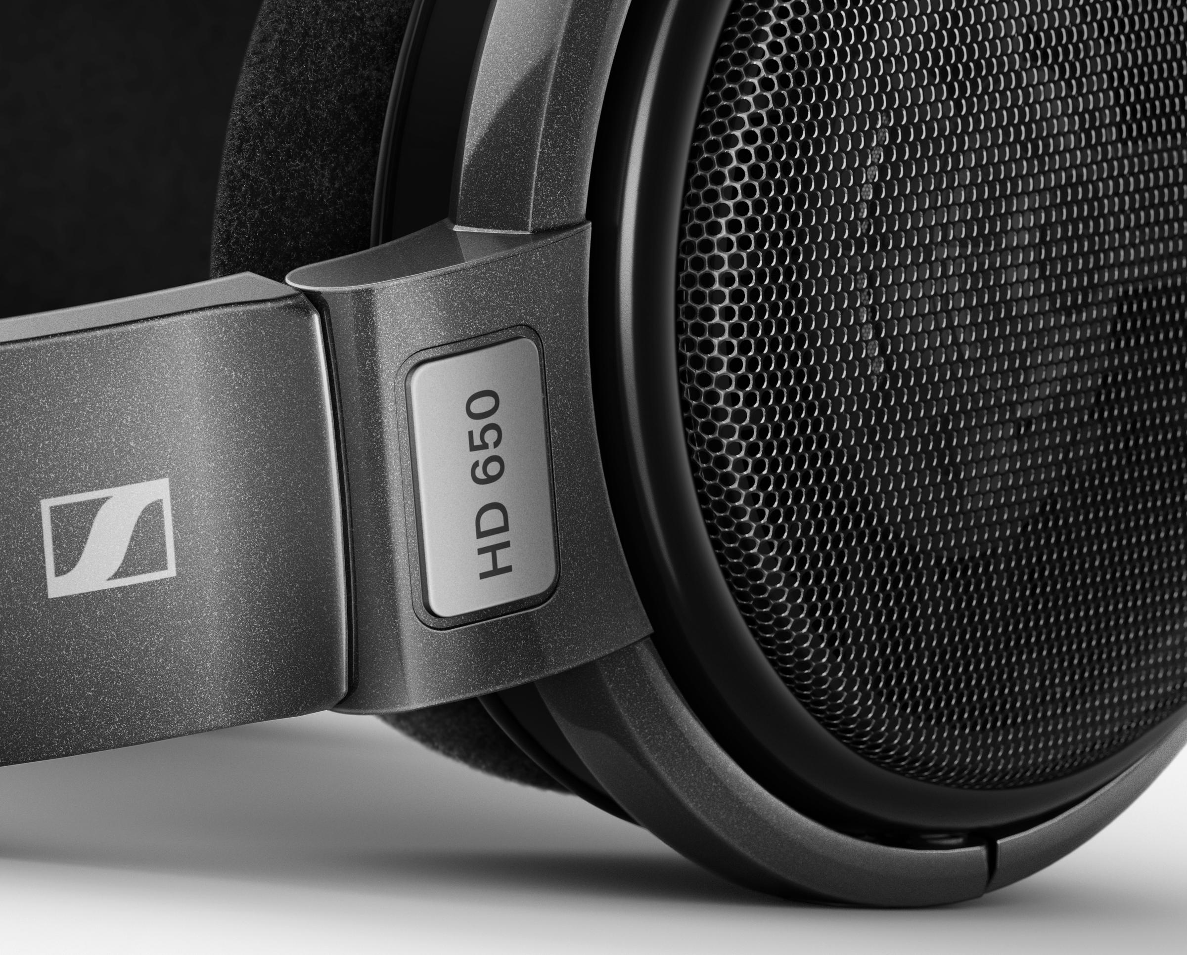 Sennheiser HD 650 Open-Back Headphones — close-up detail