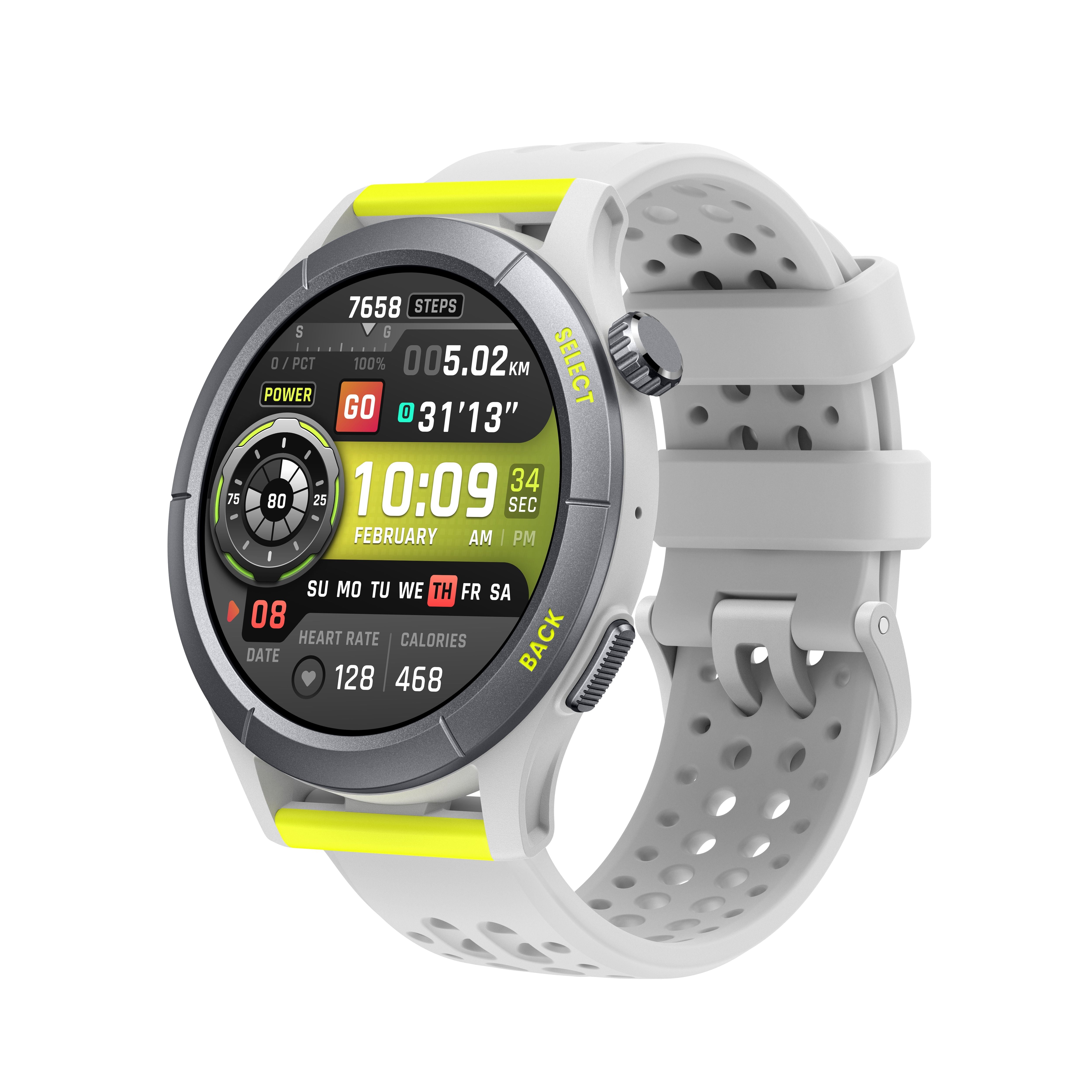 Amazfit Cheetah 47mm AMOLED Smartwatch – Speedster Grey | 146-W2294TY1N