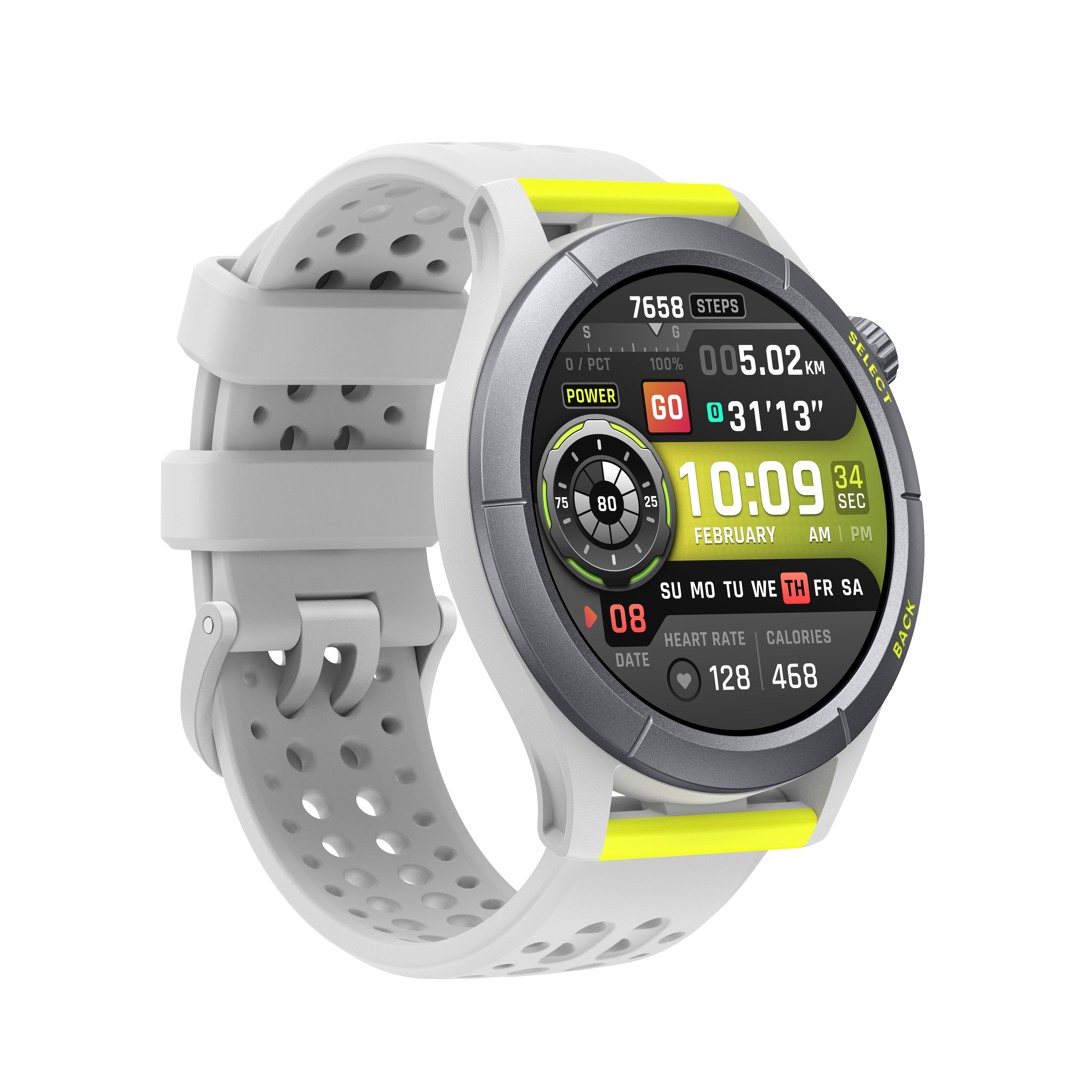 Amazfit Cheetah 47mm AMOLED Smartwatch – Speedster Grey | 146-W2294TY1N