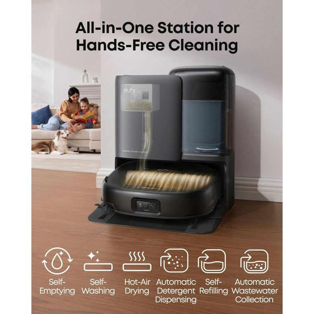 Eufy E25 Robot Vacuum Cleaner with Self-Empty Station | T2353V11