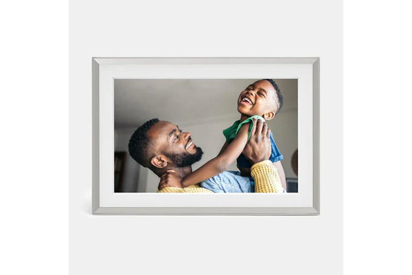 Aura Wi-fi Connected Carver Mat Clay Digital Photo Frame | UKA900-MWHT